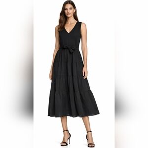 JASON WU Sleevess Tiered Ruffle Dress, Size S